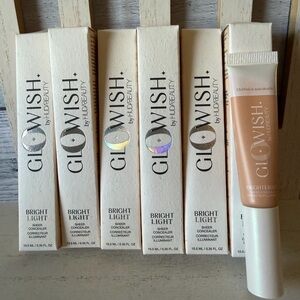 x6 NIB Lot HUDA BEAUTY GLOWISH Bright Light Hydrating Sheer Concealer 03 LIGHT